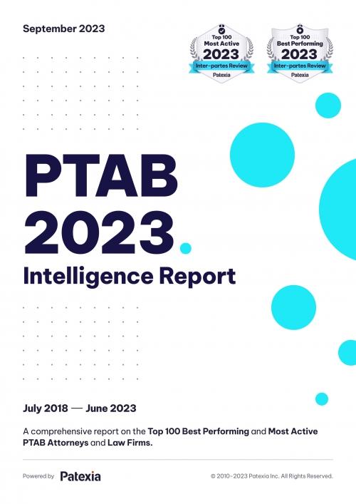PTAB Intelligence 2023 - Report Image